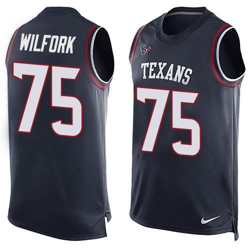 Vince Wilfork Houston Texans navy Limited jersey