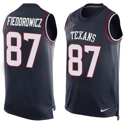 C.J. Fiedorowicz Houston Texans navy Limited jersey