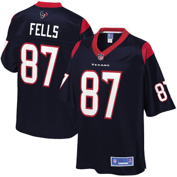 Darren Fells Houston Texans navy Pro Line jersey