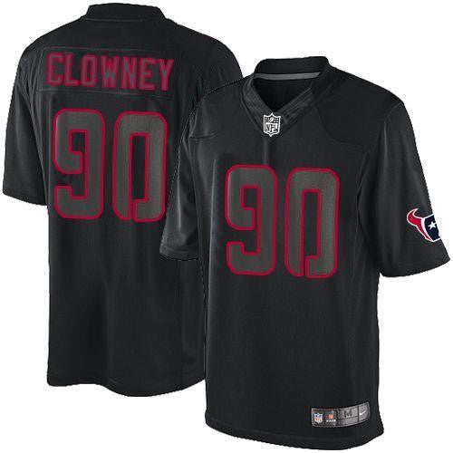 Jadeveon Clowney Houston Texans black Limited jersey