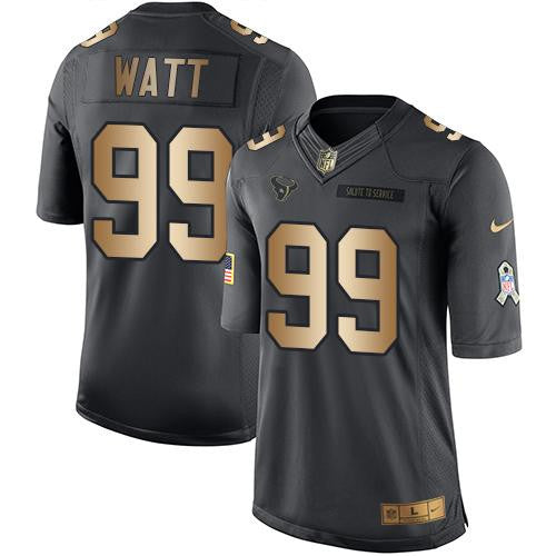 J.J. Watt Houston Texans black Salute To Service jersey