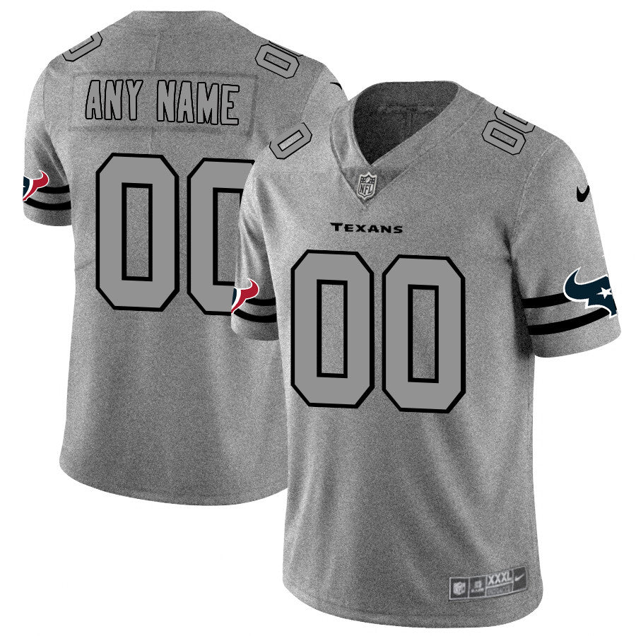 Custom Houston Texans gray Untouchable jersey