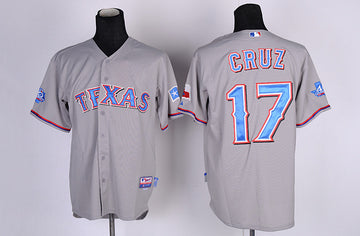 Texas Texas 17 Cruz grey jersey