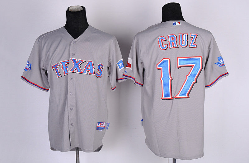 Texas Texas 17 Cruz grey jersey