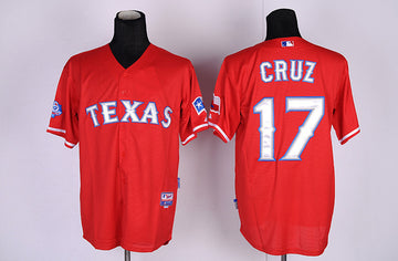 Texas Texas 17 Cruz red jersey