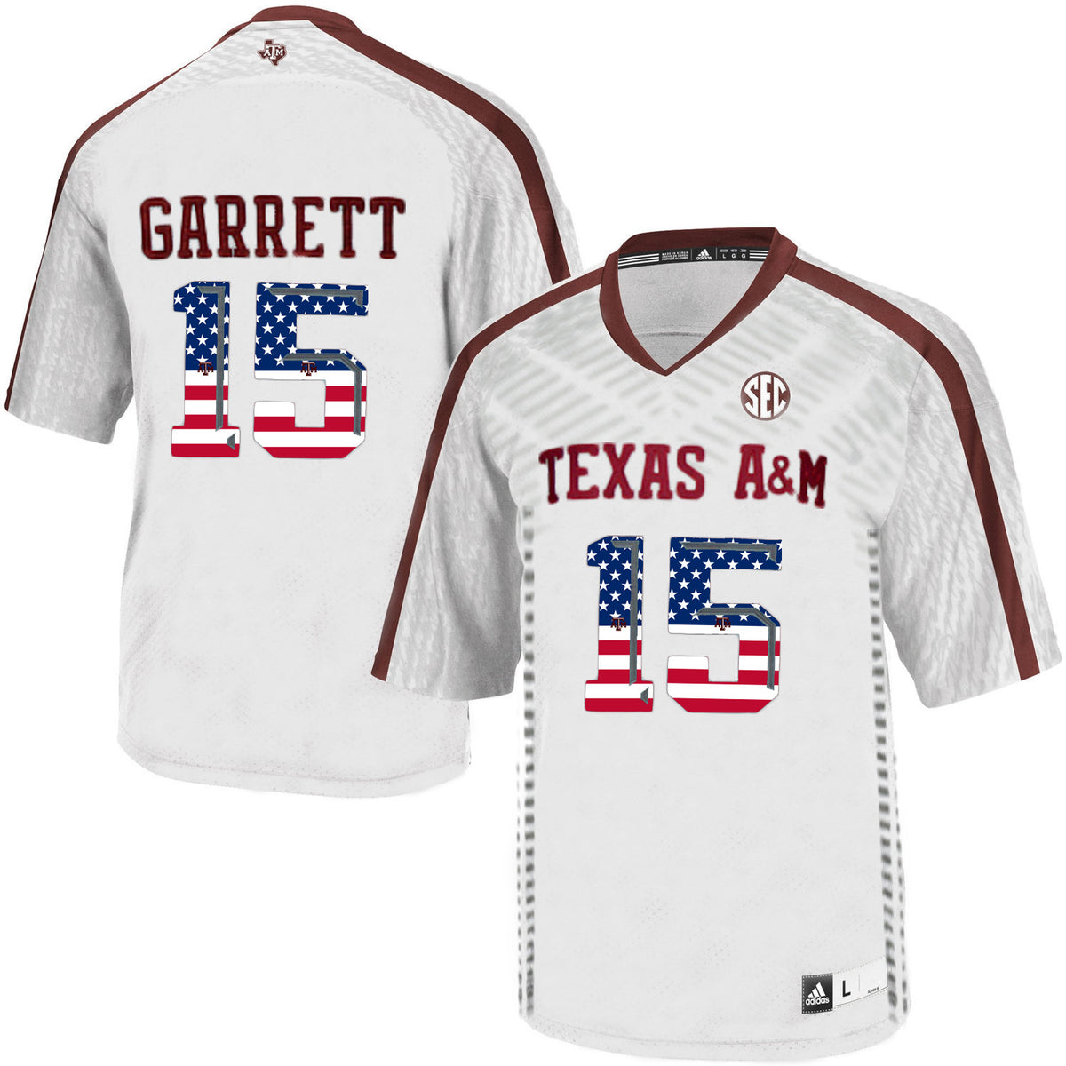 Myles Garrett Texas A&M Aggies white jersey