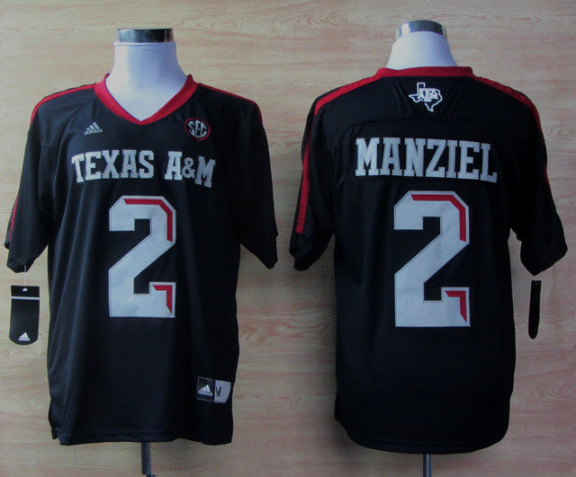 Johnny Manziel Texas A&M Aggies blue jersey