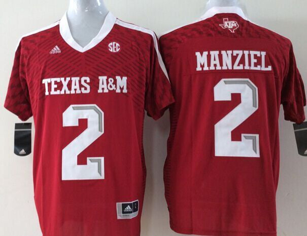 Johnny Manziel Texas A&M Aggies red jersey