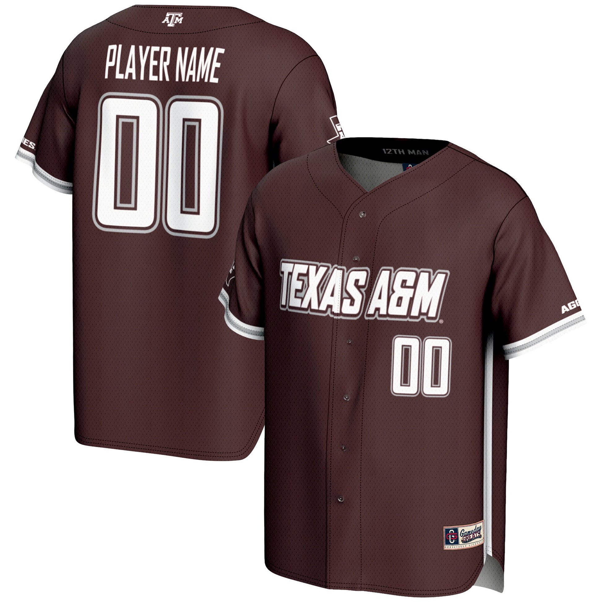 Texas A&M Aggies maroon jersey