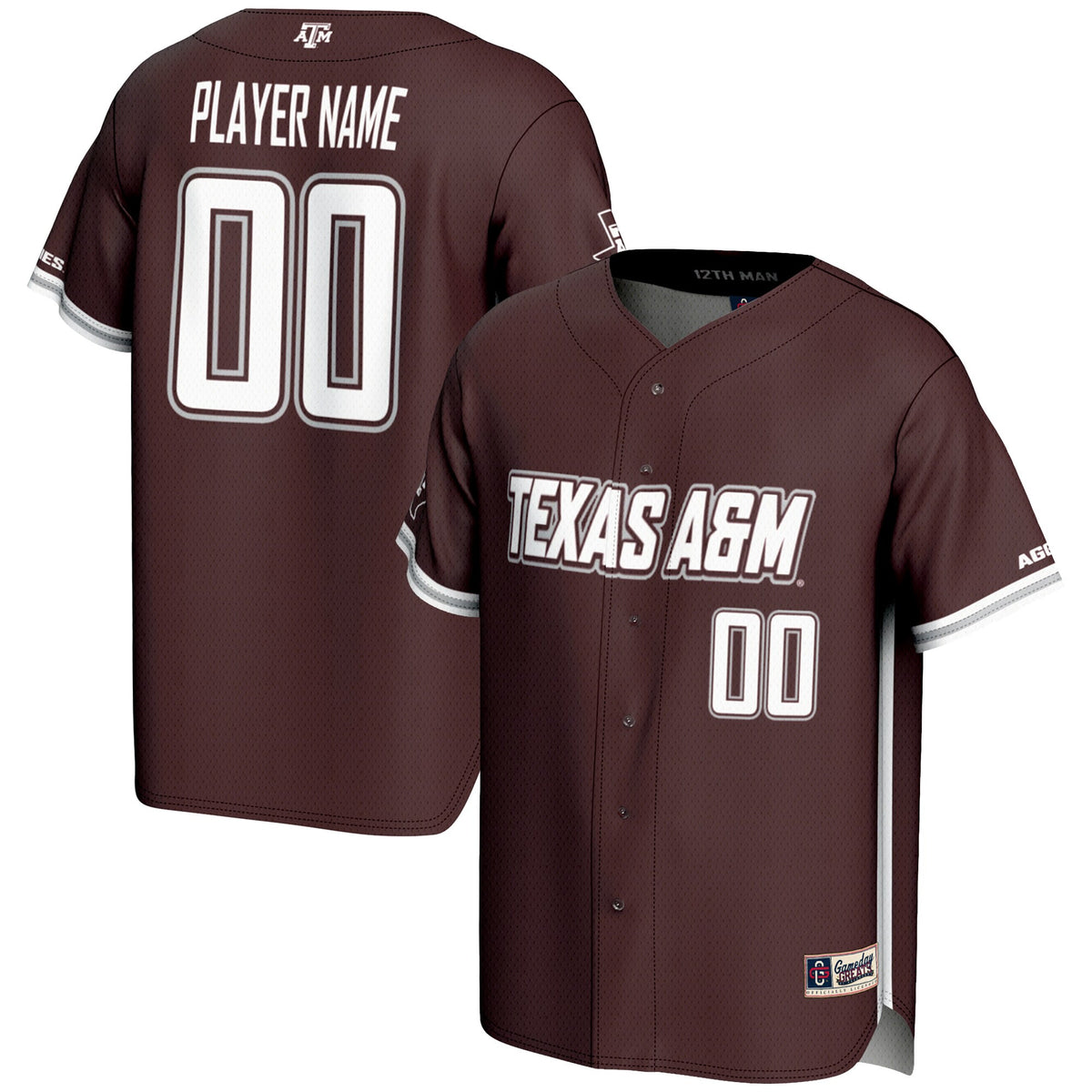 Texas A&M Aggies maroon jersey