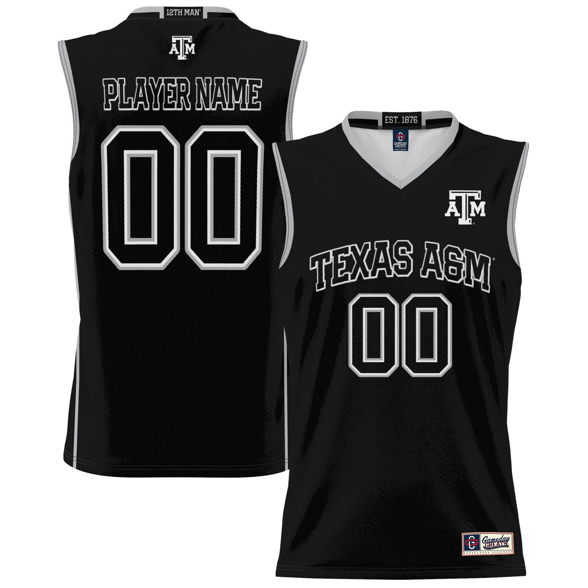 Texas A&M Aggies black jersey
