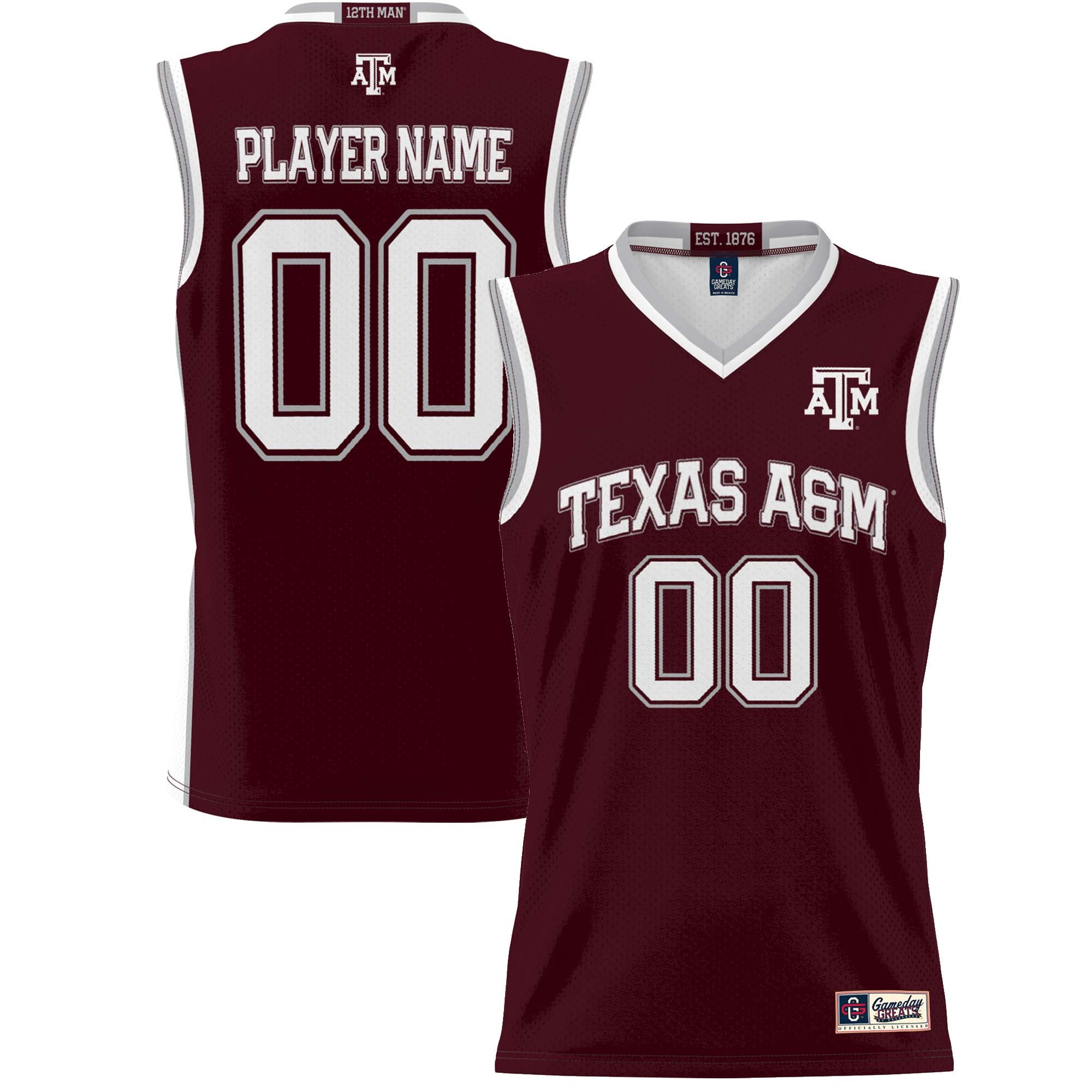 Texas A&M Aggies maroon jersey