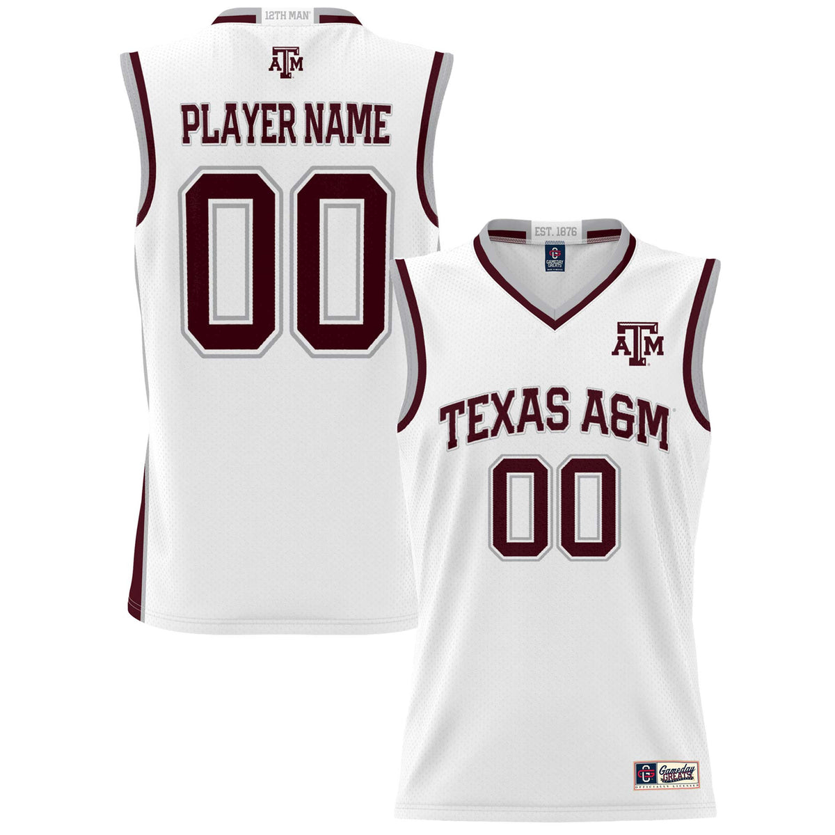 Texas A&M Aggies white jersey