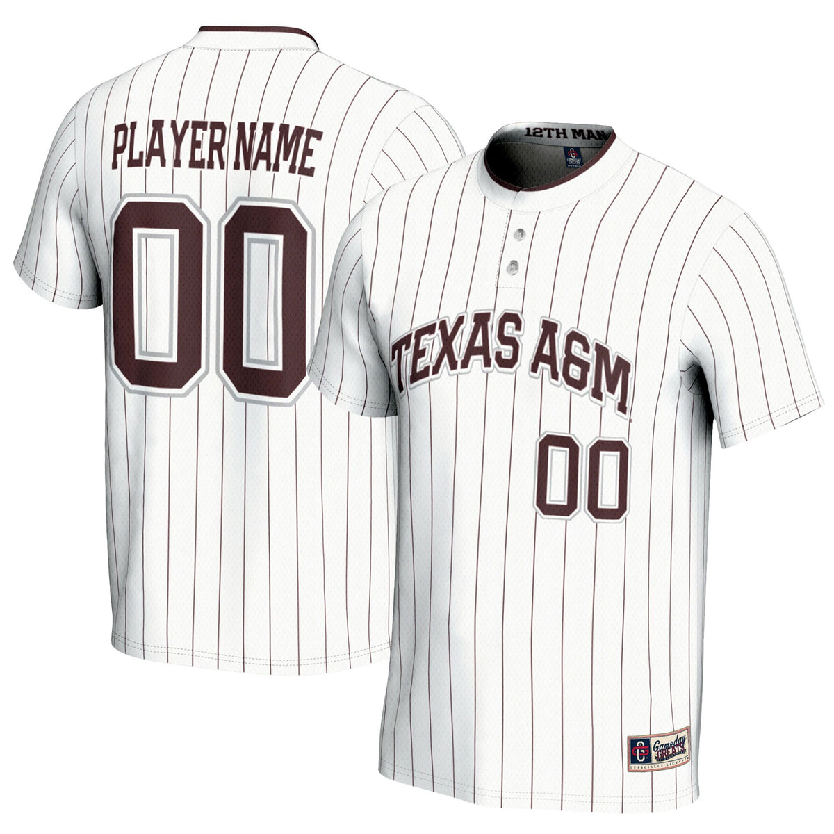 Softball Texas A&M Aggies white jersey