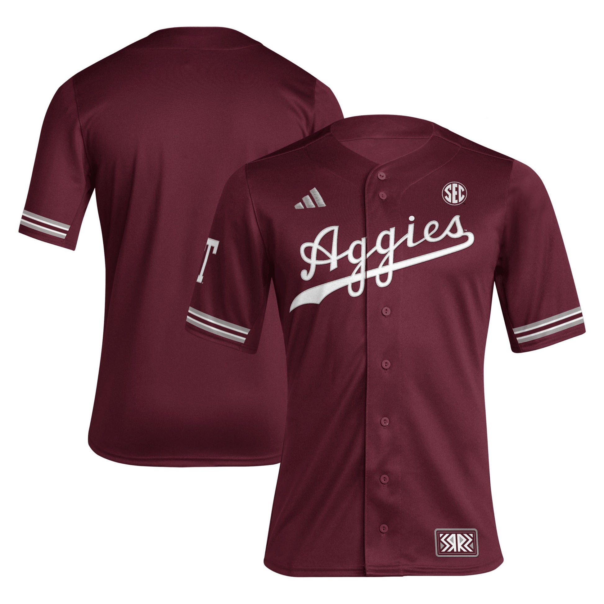 Texas A&M Aggies maroon Reverse Retro jersey