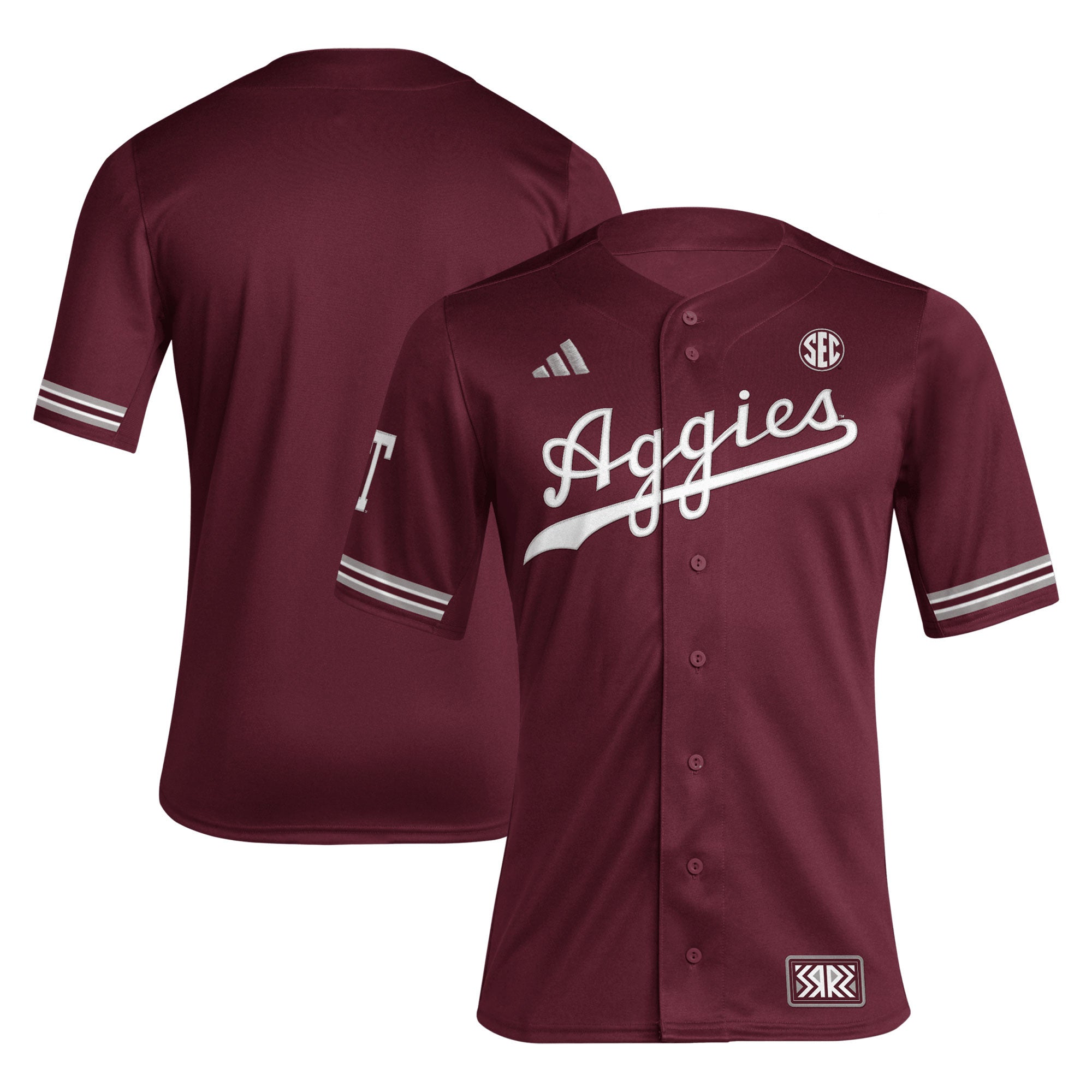 Texas A&M Aggies maroon Reverse Retro jersey