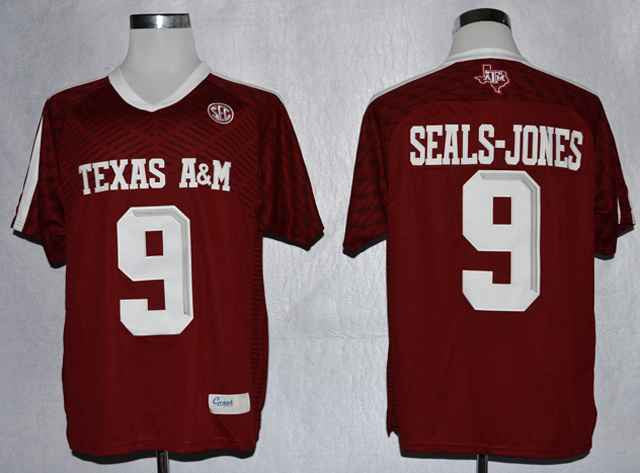 Ricky Seals Jones Texas A&M Aggies red jersey