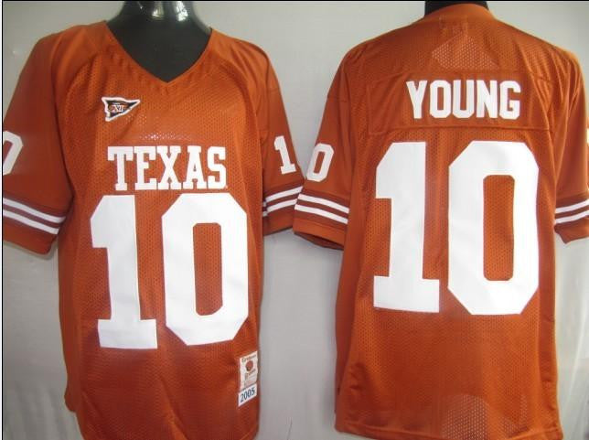 Young Texas Longhorns orange jersey