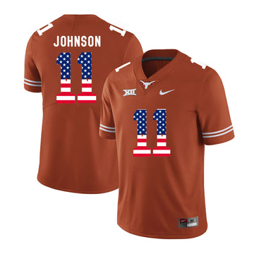 Derrick Johnson Texas Longhorns orange jersey