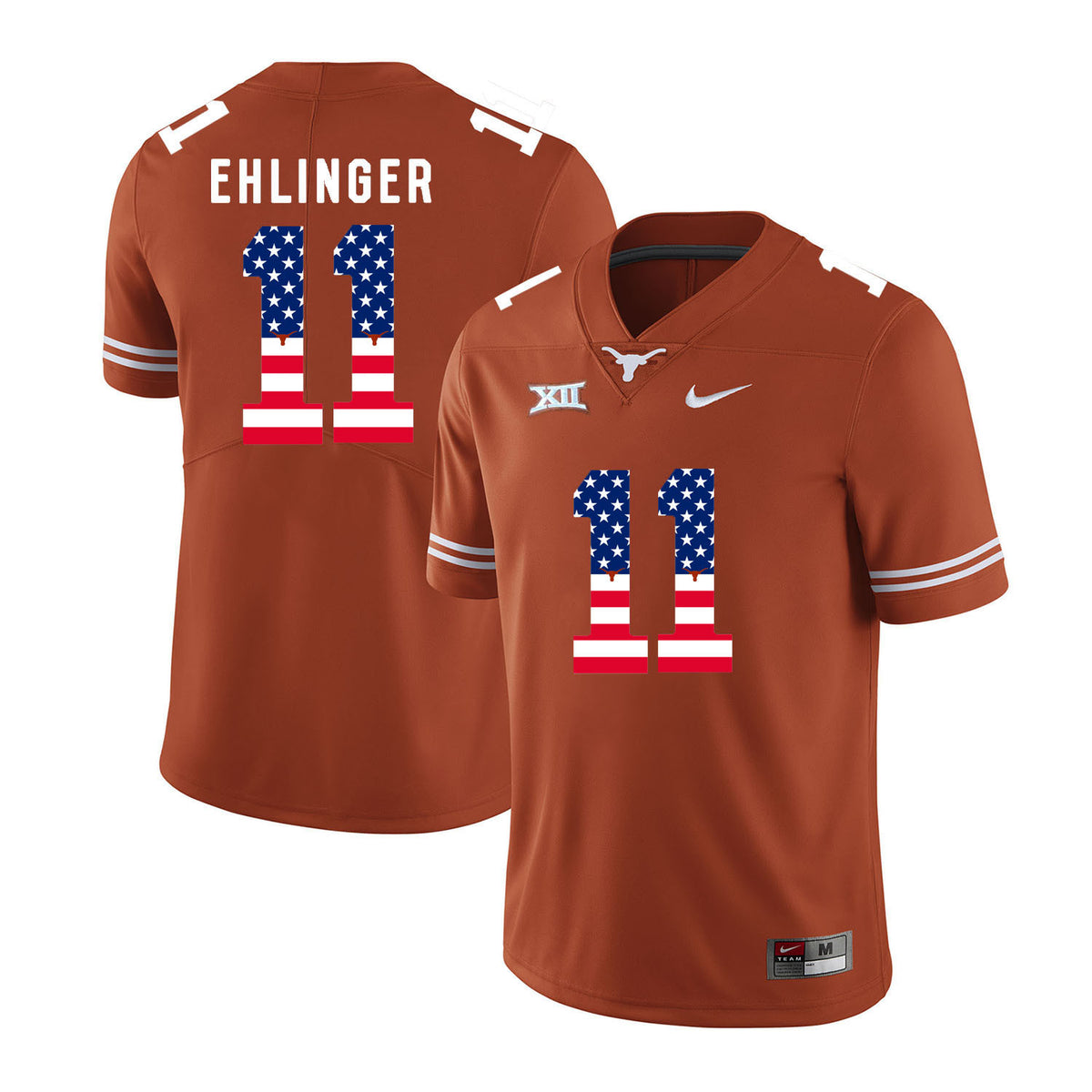 Sam Ehlinger Texas Longhorns orange jersey