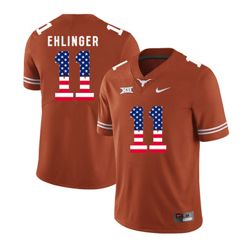 Sam Ehlinger Texas Longhorns orange jersey