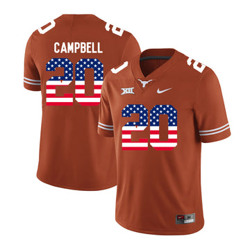 Earl Campbell Texas Longhorns orange jersey