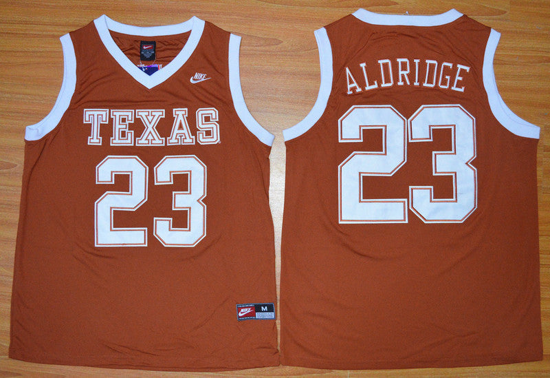 LaMarcus Aldridge Texas Longhorns orange jersey