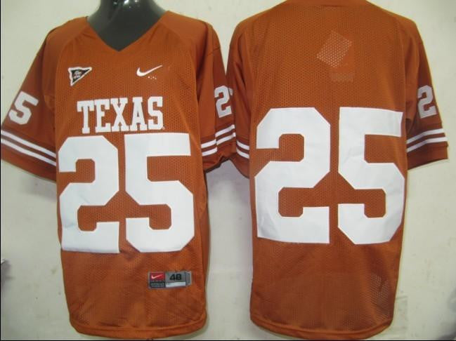 Burnt Texas Longhorns orange jersey