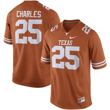 Jamaal Charles Texas Longhorns orange jersey