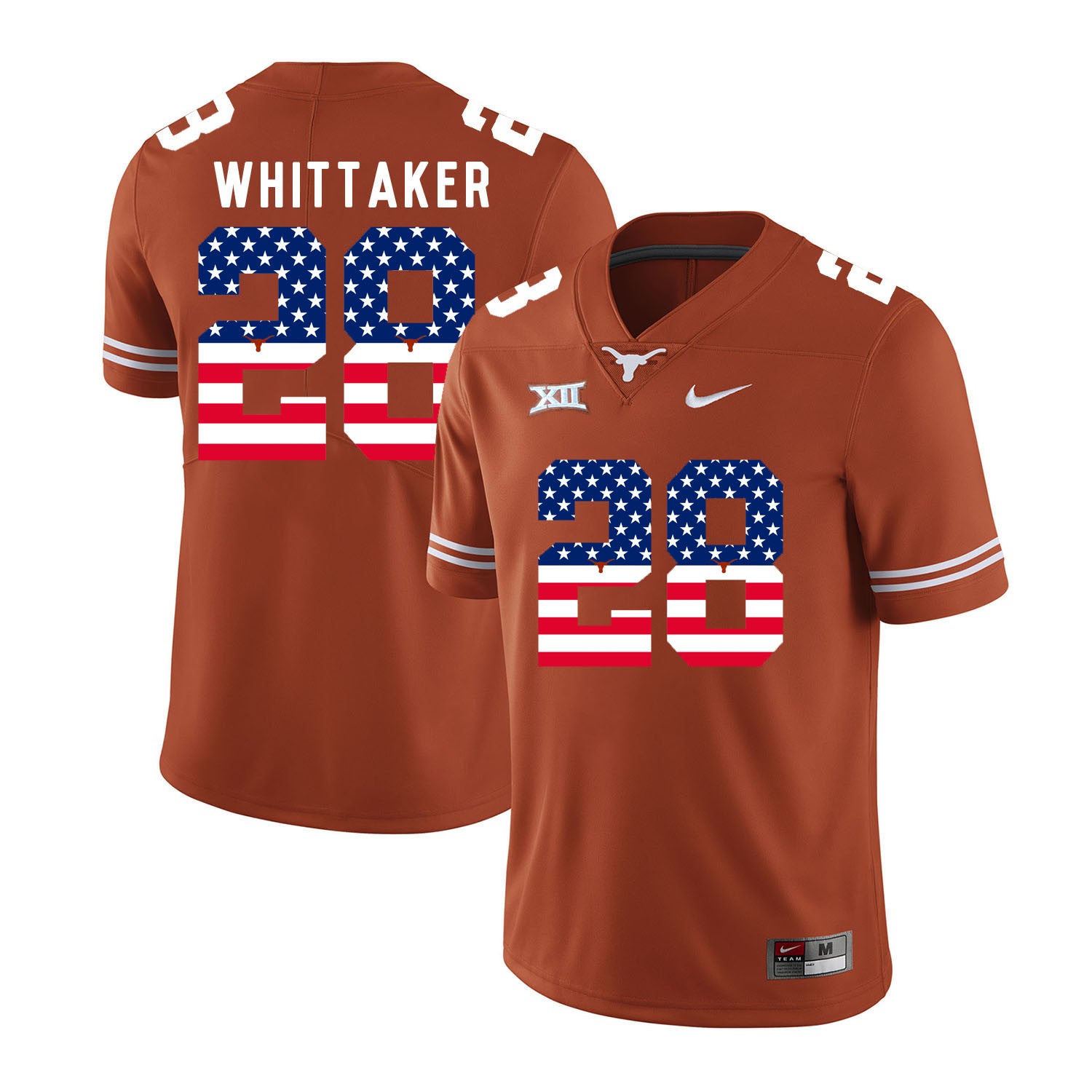 Fozzy Whittaker Texas Longhorns orange jersey