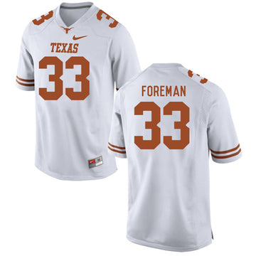 D'Onta Foreman Texas Longhorns white jersey