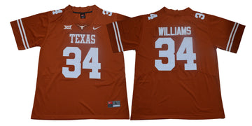 Ricky Williams Texas Longhorns orange jersey