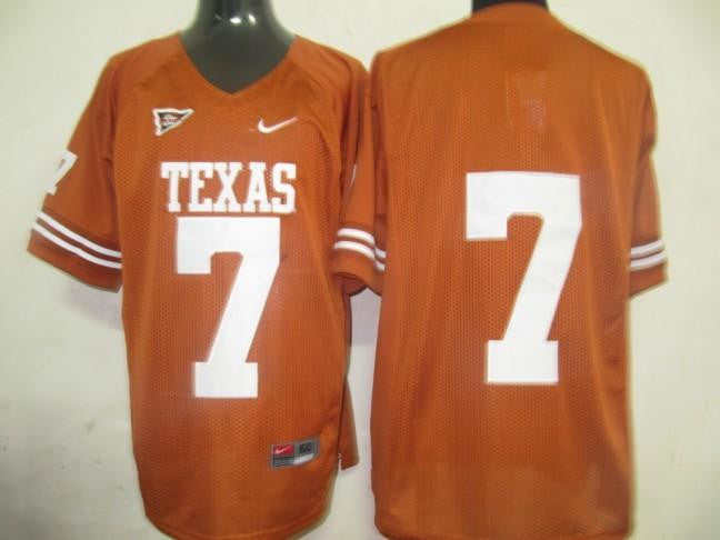 Burnt Texas Longhorns orange jersey