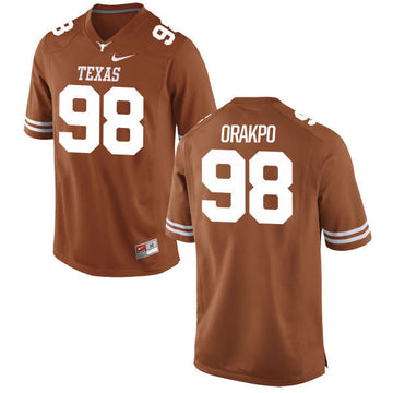 Brian Orakpo Texas Longhorns orange jersey