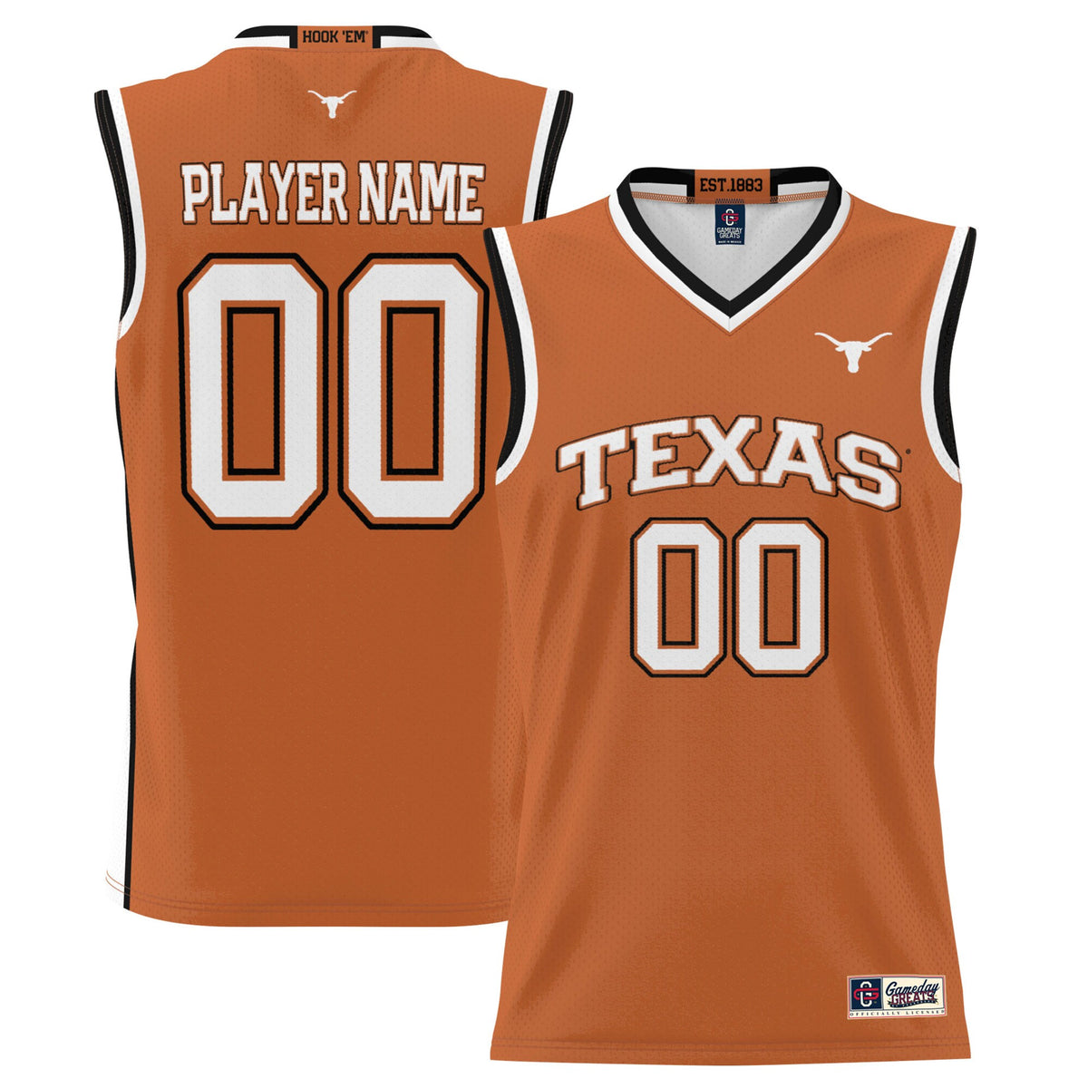 Texas Longhorns orange jersey