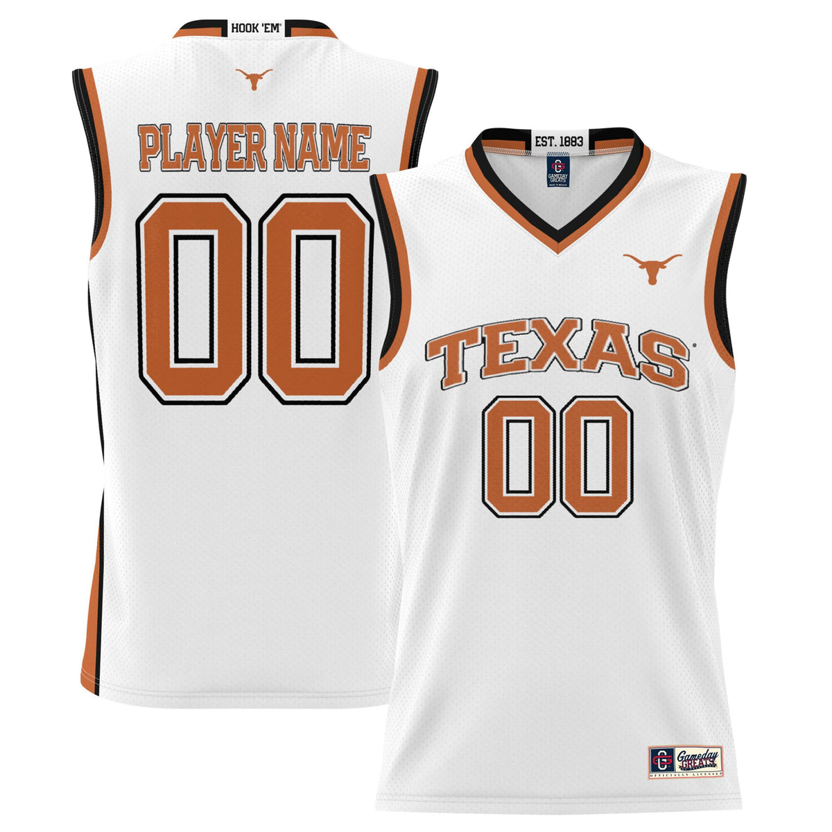 Texas Longhorns white jersey