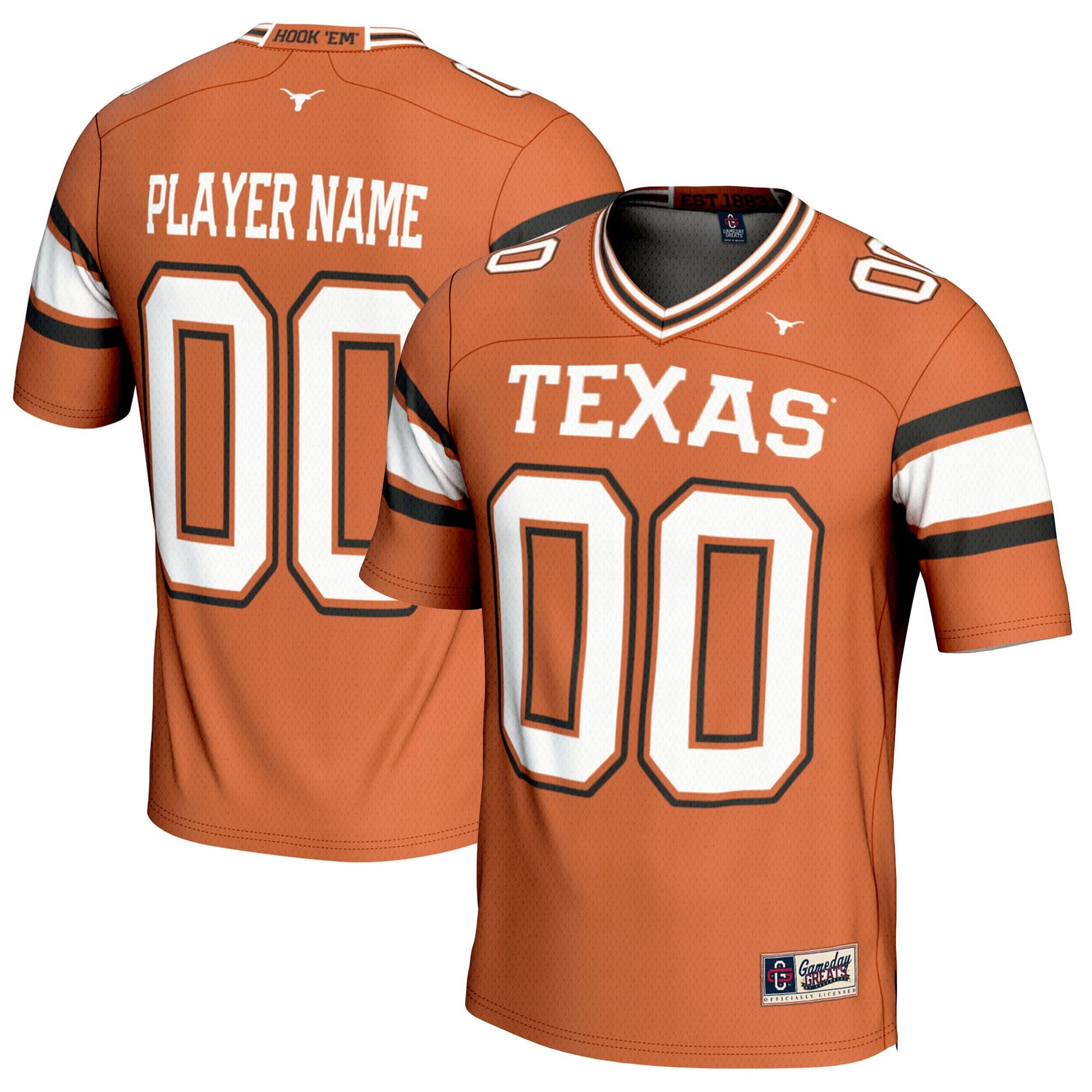 Texas Longhorns orange Fashion jersey