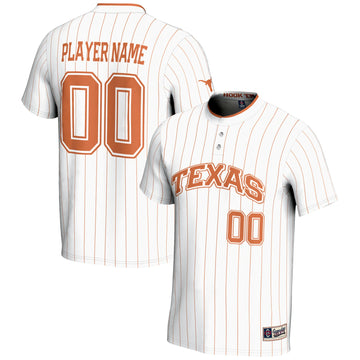 Softball Texas Longhorns white jersey