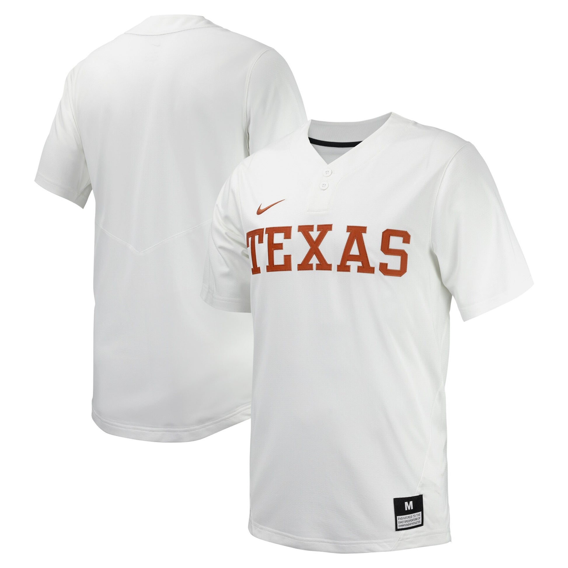 Softball Texas Longhorns white jersey