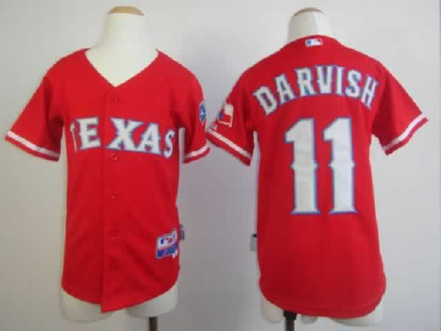 Darvish Texas Rangers red jersey