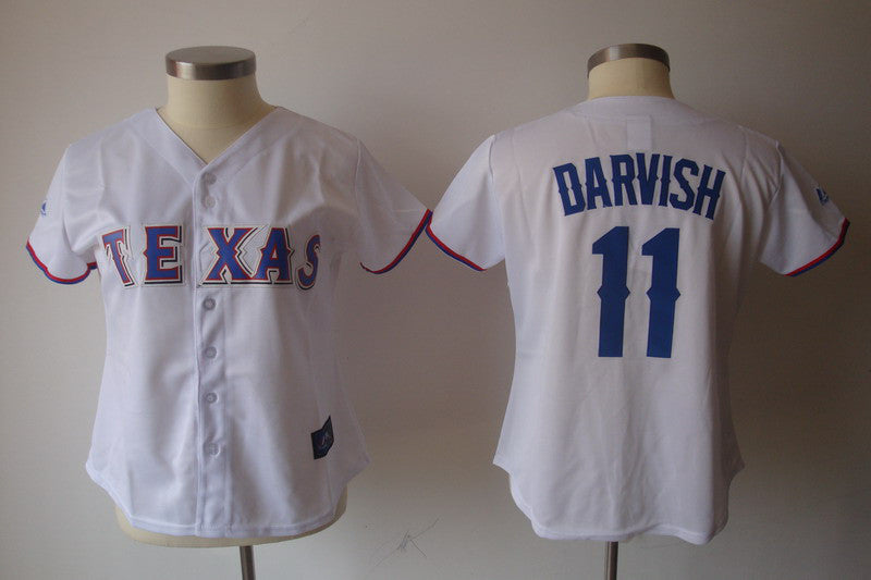 Darvish Texas Rangers white jersey