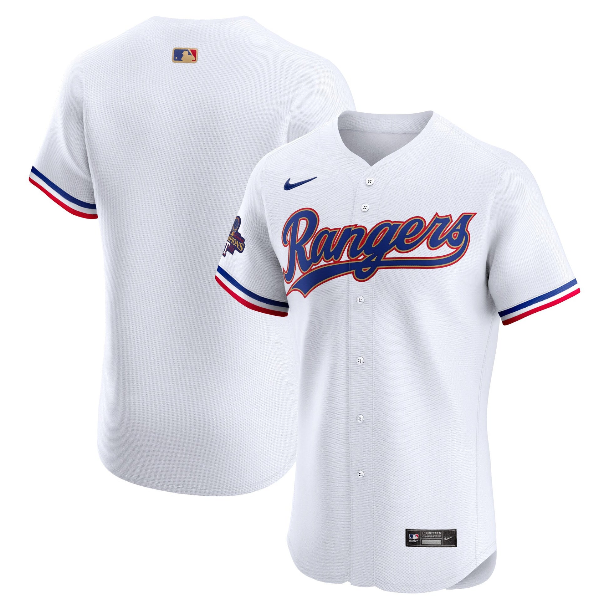 Texas Rangers gold Elite jersey