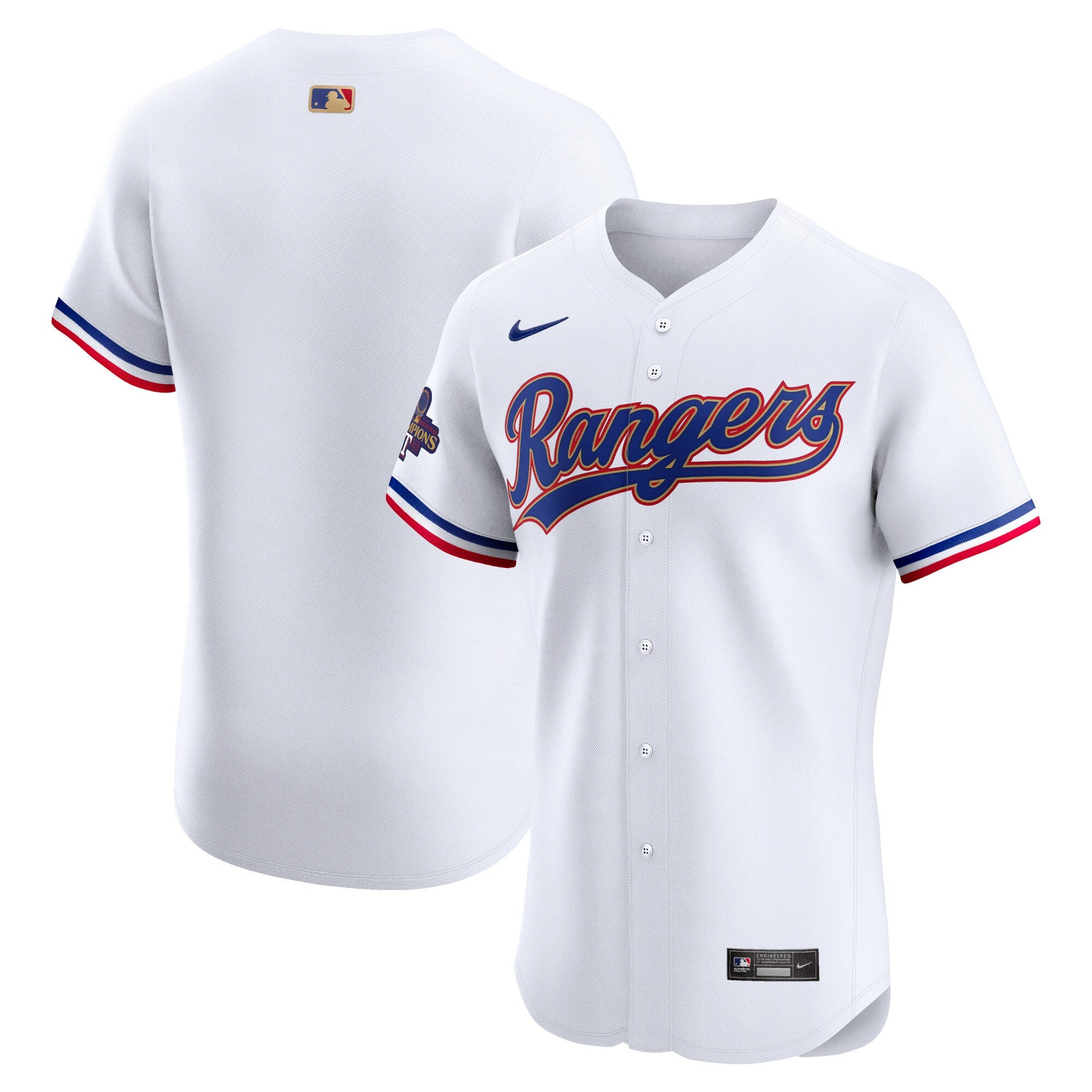 Texas Rangers gold Elite jersey
