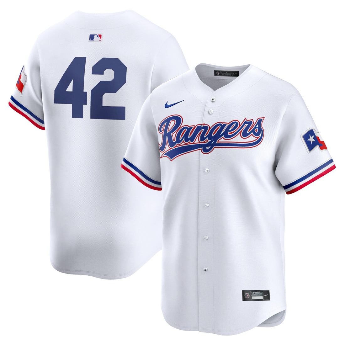 Texas Rangers white Limited jersey