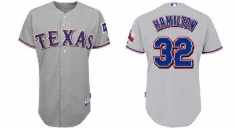 Hamilton Texas Rangers grey jersey
