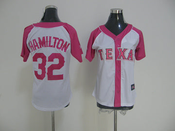 Hamilton Texas Rangers pink jersey