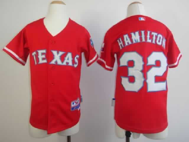 Hamilton Texas Rangers red jersey
