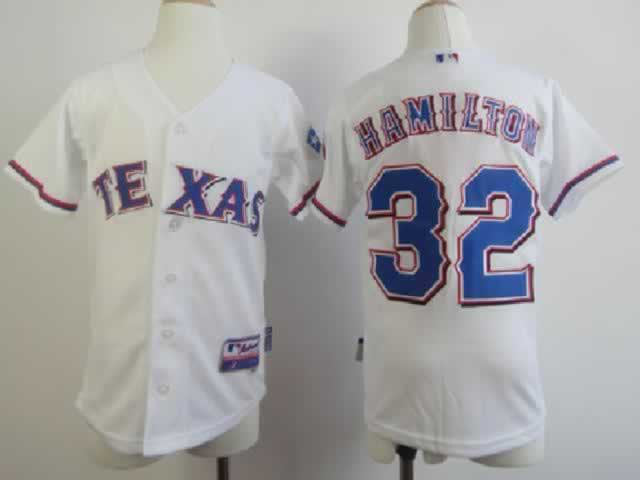 Hamilton Texas Rangers white jersey