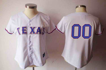 Custom Texas Rangers white jersey