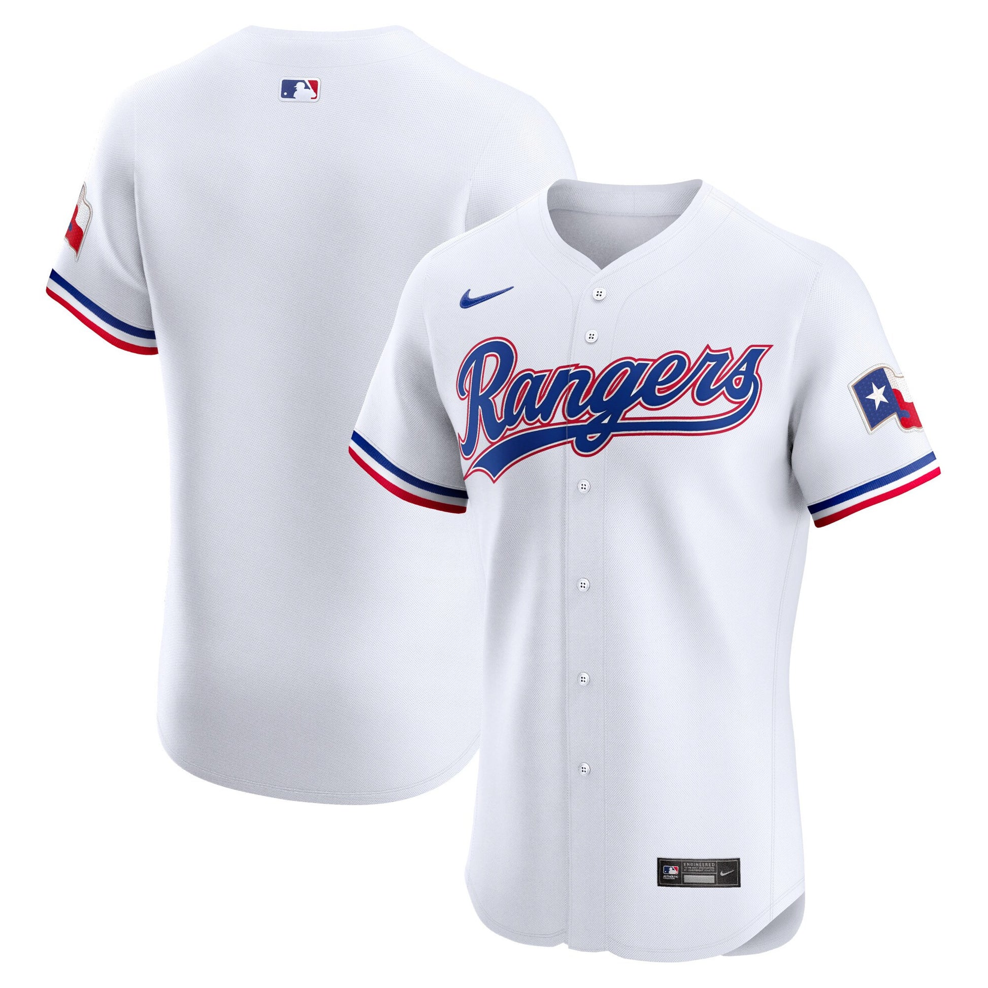 Texas Rangers white Elite jersey